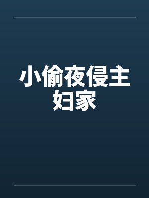 小偷夜侵主妇家